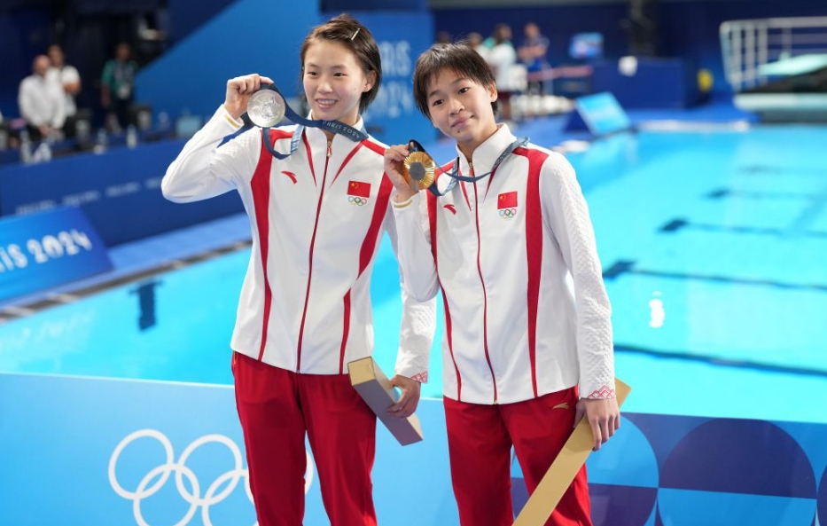 <b>全红婵陈芋汐包揽女子10米台金银牌</b>